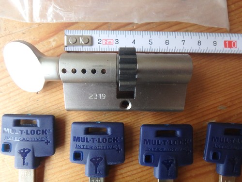 Multi lock euro cylinder with - euro,